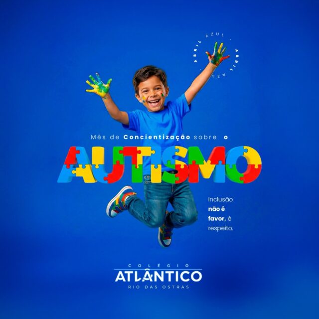 Abril Azul é o mês de conscientização sobre o Transtorno do Espectro Autista (TEA). Mais do que falar sobre o autismo, é tempo de promover empatia, respeito e inclusão.

Cada pessoa no espectro é única — com seu jeito de ver, sentir e interagir com o mundo. E é justamente essa diversidade que torna nossa sociedade mais rica, humana e completa.

Vamos juntos:
✔ Incentivar o respeito às diferenças
✔ Combater o preconceito
✔ Ampliar o diálogo e a informação
✔ Construir ambientes mais inclusivos

A inclusão começa com o informação.

#AbrilAzul #Autismo #Conscientização #Inclusão #Respeito Empatia