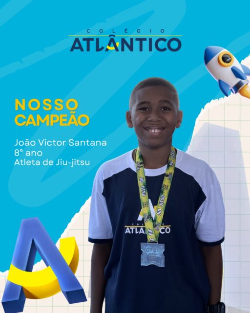 Orgulho que fala? Temos! 🥈🥋

No domingo, nosso aluno João Victor Santana, do 8° ano, representou muito bem e conquistou o vice-campeonato no Open Tamoios de Jiu-Jitsu, em Cabo Frio.

Parabéns pela garra, disciplina e determinação!

O esporte também faz parte da formação dos nossos alunos. 👏
